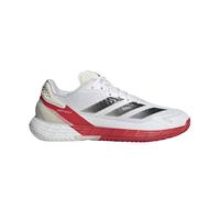 Adidas Scarpe da Tennis Defiant Speed 2 Uomo White/Red/Black 46