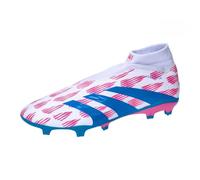 adidas Scarpe da terra unisex Predator League senza lacci, Bianco e rosa., 46 2/3 EU