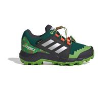 adidas Unisex - Bambini e Ragazzi Minecraft Terrex Gore-Tex Hiking Shoes, Collegiate Green/Matte Silver/Semi Impact Orange, 38 2/3 EU