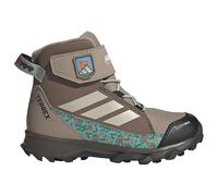 adidas Unisex - Bambini e Ragazzi Minecraft Terrex Snow CF Climawarm Winter Kids Shoes, Chalky Brown/Wonder Alumina/Earth Strata, 35 1/2 EU