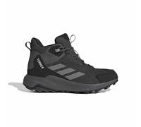 adidas Donna Terrex Anylander Leather Mid Hiking Shoes, Carbon/Grey Three/Core Black, 38 EU