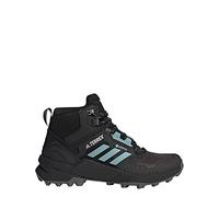 adidas Scarpe da trekking Terrex Swift R3 Mid Gore-TEX da donna, Nucleo nero/menta tonnellata/grigio cinque, 40 EU