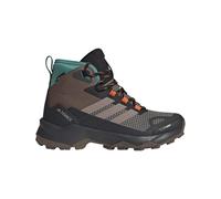 Adidas - Scarpe escursionismo leggere e calde in GORE-TEX e Primaloft® - Skychaser AX5 Mid GTX Climawarm+ W Earth Strata/Trace Brown/Pure Teal per Donne - Taglia 37 1/3 - Marrone