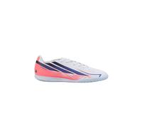 adidas Unisex - Adulto F50 Hyperfast Club Indoor Football Shoes, Ftwr White/Solar Purple/Solar Turbo, 46 EU
