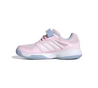adidas Scarpe sportive unisex per bambini Speedcourt Kids Indoor Shoes, Clpink Ftwwht Globlu, 32 EU