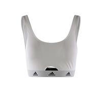 adidas Scoop Bralette Bustino, White, XXL Donna