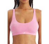 adidas Scoop Bralette - Sport Active Essentials Cotton 3 Stripes - Biancheria Intima Comoda