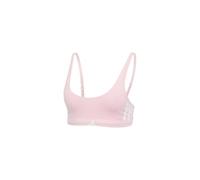 adidas Scoop Bralette-Sport Active Essentials Cotton 3 Stripes Reggiseno, Clear Pink_4a0688, S Donna