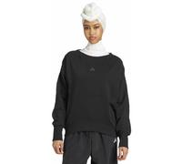 adidas Seasonal Essentials 3-Stripes W - felpa - donna L Black/Black woman Recycled Polyester