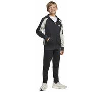adidas Seasonal Essentials Colorblock Fleece Jr - tuta sportiva - ragazzo 13-14A Black/Grey junior Recycled Polyester