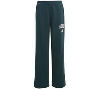 adidas Seasonals Essentials Collegiate Typography Jr - pantaloni fitness - ragazza 7-8A Dark Green junior Recycled Polyester