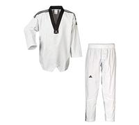 ADIDAS Senior Club Dobok, Bianco/Nero, 170cm