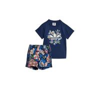 Adidas Originals X Liberty London Shorts And Tee unisex Tute da ginnastica - Blu - Jersey di cotone - Foot Locker Blue 69 - 74 CM