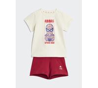 adidas Set neonato adidas Marvel Spider-Man con top e pantaloncini 98104cm Bianco