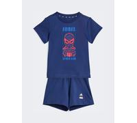 adidas Set neonato adidas Marvel Spider-Man con top e pantaloncini 98104cm blu