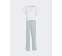 adidas Set per bambini adidas 3-A righe Baby T Shirt e Joggers 116122cm Bianco