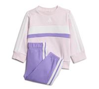 adidas Set unisex per bambini in pile a 3 strisce, 18-24 mesi