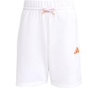adidas Short French Terry Slogan per Bambini e Ragazzi (IT, età, 13 Anni, 14 Anni, Regular, Bianco)