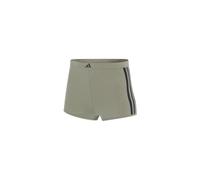 adidas Short Pant-Sport Active Essentials Cotton 3 Stripes Boxer Corti, Silver Pebble_4a0693, S Donna