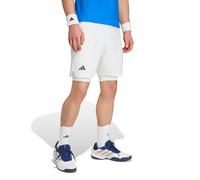 Pantaloncini da tennis da uomo Adidas Tennis Climacool Short & Tight Set - white - Bianco (S)