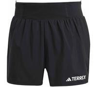 Adidas - Short trail traspirante da donna con porta bastoncini - Xperior Shorts 5" W Black per Donne in Poliestere Riciclato - Taglia L - Nero Nero L