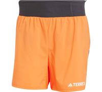 Adidas - Short trail traspirante da uomo con porta bastoncini - Xperior Shorts 5" Semi Impact Orange per Uomo in Poliestere Riciclato - Taglia M - Arancione Arancione M