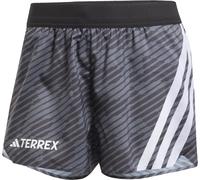Adidas - Shorts da trail/running - Pro Short AOP W Black per Donne - Taglia S