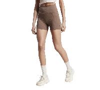 Adidas Shorts Lounge Ribbed High-Waist Bike da Donna M Marrone