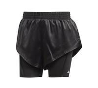 ADIDAS Shorts Sportivi 2 In 1 Train Nero Bianco Donna XS