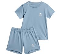 Adidas Shorts Tee Set Neonato - Tute da ginnastica Blu - Taglia 75 - 80 CM - Jersey di cotone Blue 75 - 80 CM