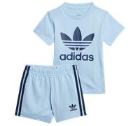 Adidas Shorts Tee Set Neonato - Tute da ginnastica Blu - Taglia 81 - 86 CM - Jersey di cotone Blue 81 - 86 CM