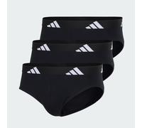 Adidas Lettera (3 Pezzi) - Active Flex Cotton - Biancheria Intima Comoda, 000 Nero, XL