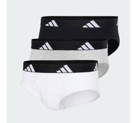 Adidas Slip Active Flex Cotton (Confezione da 3) Mutande uomo White Grey Black