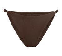 Adidas Iconisea Ribbed Bikini Bottom Marrone 36 Donna