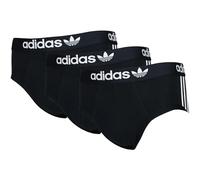 adidas Slip da Uomo 3 Pezzi in Cotone Traspirante 3-Stripes (Nero L)