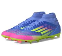 adidas Sneaker da donna F50 League Mid Top Firm Multi Ground Tacchetti da calcio, Blue Fusion Lucido Limone Lucido Rosa, 41 1/3 EU