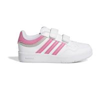 adidas Unisex - Bambini e Ragazzi Hoops 4.0 Shoes, Ftwr White Pink Fusion Grey Two, 33.5 EU