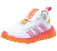 adidas Sneaker Kaptir Flow per bambini, Bianco/Magenta Pulse/Crew Orange, 33.5 EU