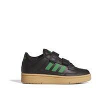 adidas Sneaker Rapid Court Cf C unisex bambino, Gomma nera e verde, 12 UK Child