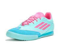 adidas Sneaker unisex adulto F50 Freestyle Messi Indoor Sneaker, Flash Aqua Lucid Pink Lucid Ciano, 41 1/3 EU