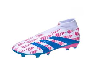 adidas Sneaker unisex Predator League senza lacci, taglia EU, Bianco e rosa., 43 1/3 EU