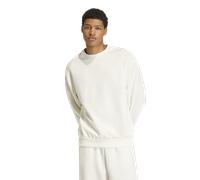 Adidas Soft Lux Sweatshirt Uomo - Felpe Bianco - Taglia XL - Poly Mesh White XL