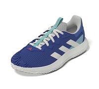 Scarpe da Padel Adidas Solematch Control Blu Id1497 45 1/3 Bianco