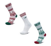 Adidas Solid Crew 3 Pack Unisex - Calze Bianco - Taglia 40-42 White 40-42