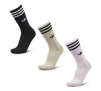 Adidas Solid Crew 3 Pack Unisex - Calze Nero - Taglia 43-45 Black 43-45