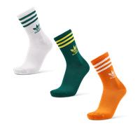 Adidas Solid Crew 3 Pack Unisex - Calze Rosso - Taglia 40-42 Red 40-42