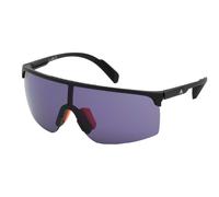 Adidas Sp0005 Occhiali Da Sole Uomo Nero Mascherina Grigio