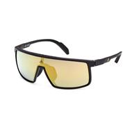 Adidas Sp0057 Occhiali Da Sole Unisex Nero Sport Marrone