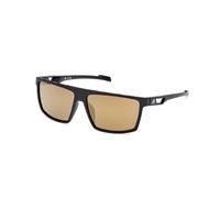 Adidas Sp0083 Occhiali Da Sole Unisex Nero Sport Marrone 59mm