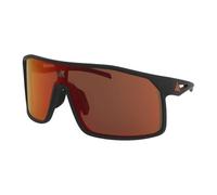 Occhiali adidas Sport Alkator neri con lenti a specchio arancioni
